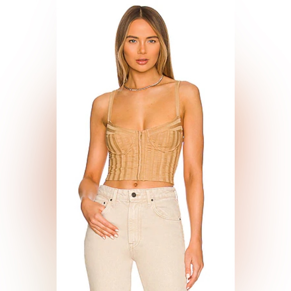 NWT JONATHAN SIMKHAI DEE BUSTIER TANK TOP SIZE XL - Picture 1 of 7